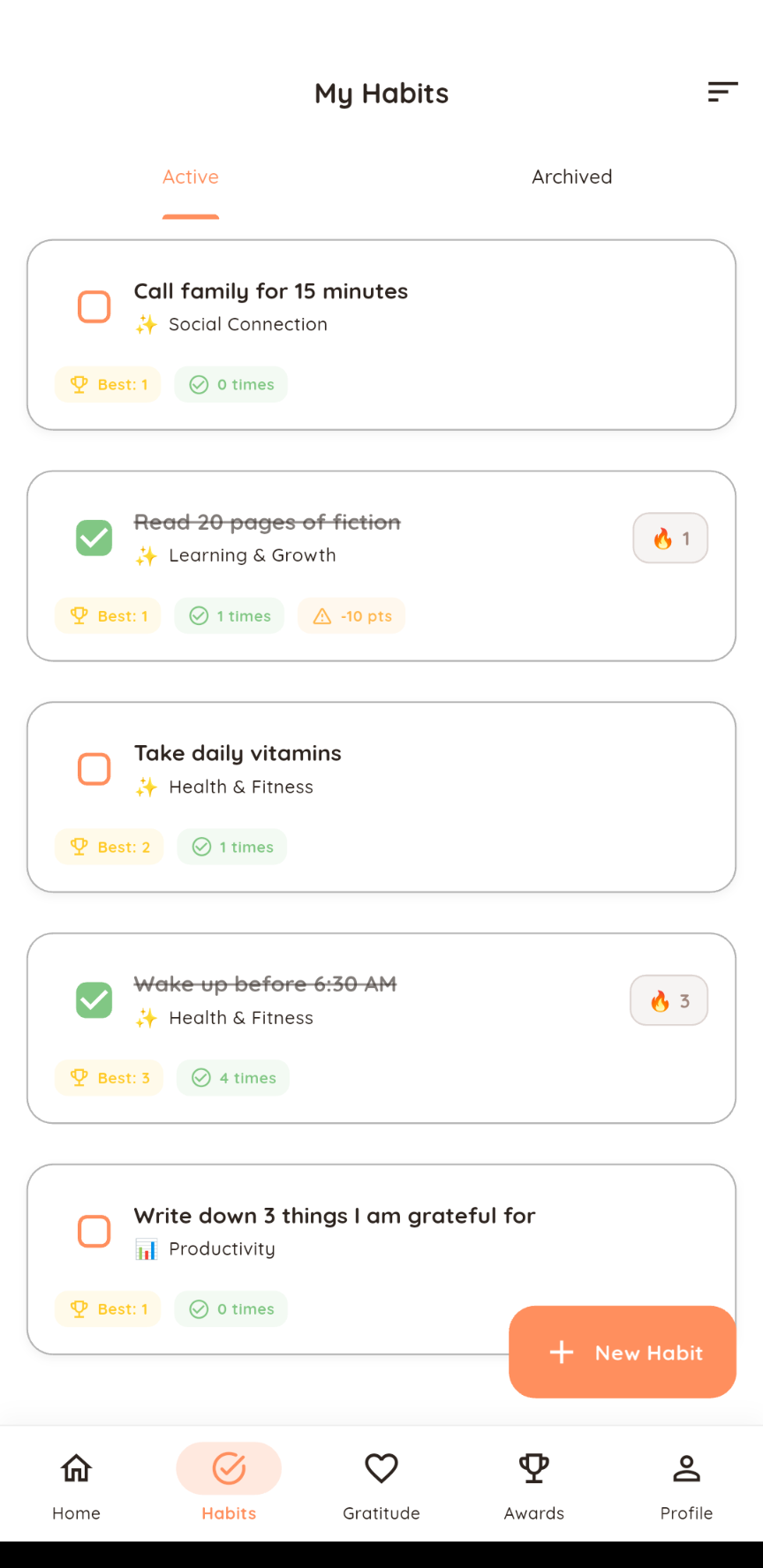 DailyHi Digital Garden - visual garden growing with consistent habit completion